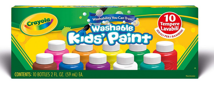 Crayola Washable Kids Paint set of 10 #KidsArt #GiftForKids