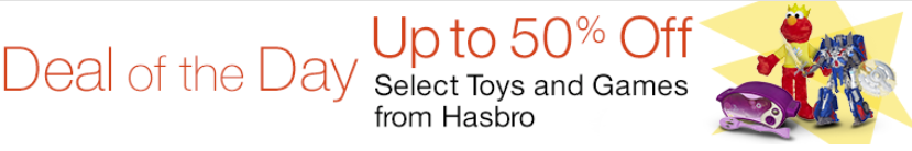 Deal of the Day Hasbro Toys On Sale #ChristmasGiftsForKids #CyberMonday
