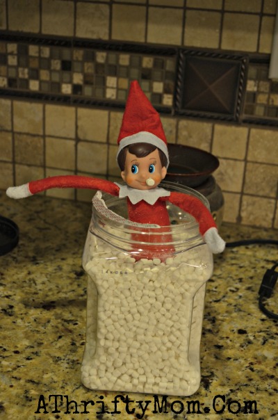 Elf On The Shelf Ideas, Quick and Easy Ideas for your Christmas Family Tradition of Elf on the Shelf. What to so with your silly Elf, Day 19