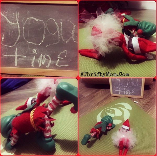 Elf on the Shelf easy ideas, What to do with your Elf, Silly Ideas for your Christmas Elf on the Shelf day 1 .jpf