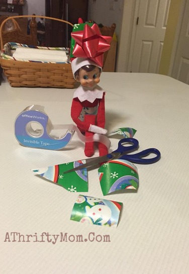 Elf on the Shelf easy ideas, What to do with your Elf, Silly Ideas for your Christmas Elf on the Shelf day 11 .jpf
