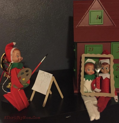 Elf on the Shelf easy ideas, What to do with your Elf, Silly Ideas for your Christmas Elf on the Shelf day 14 .jpf