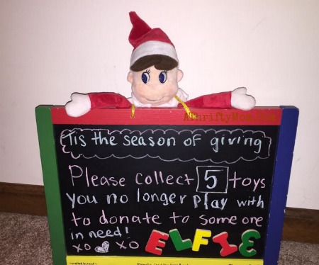 Elf on the Shelf easy ideas, What to do with your Elf, Silly Ideas for your Christmas Elf on the Shelf day 15