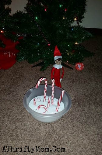 Elf on the Shelf easy ideas, What to do with your Elf, Silly Ideas for your Christmas Elf on the Shelf day 18