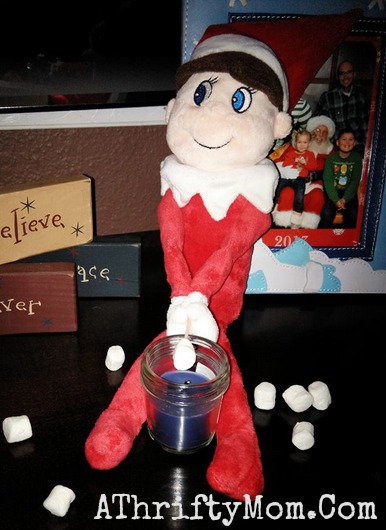 Elf on the Shelf easy ideas, What to do with your Elf, Silly Ideas for your Christmas Elf on the Shelf day 3