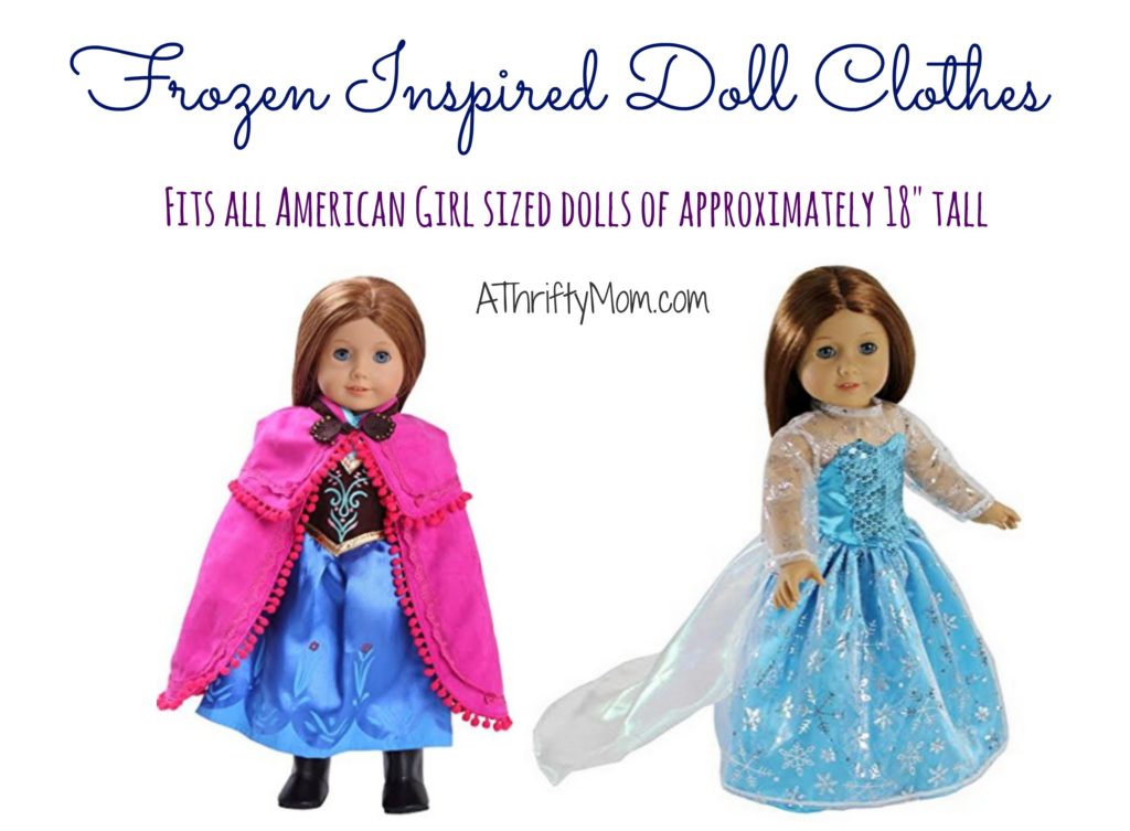 Frozen Inspired Doll Clothes #Frozen #AmericanGirl #DollClothes
