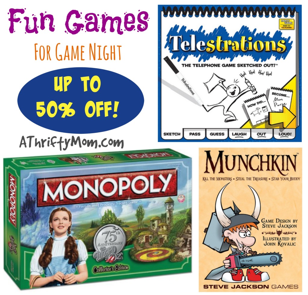 Fun Games On Sale #GameNight #ChristmasGiftIdeas #GamesOnSale