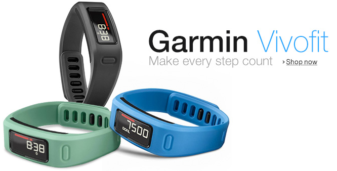Garmin Vivofit - Activity Tracker Low as $79.99