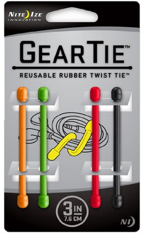 Gear Tie Reusable Rubber Twist Ties #StockingStufferForHim