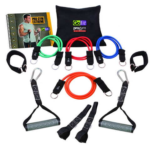 GoFit Extreme Pro Gym with 4 smart weight power tubes