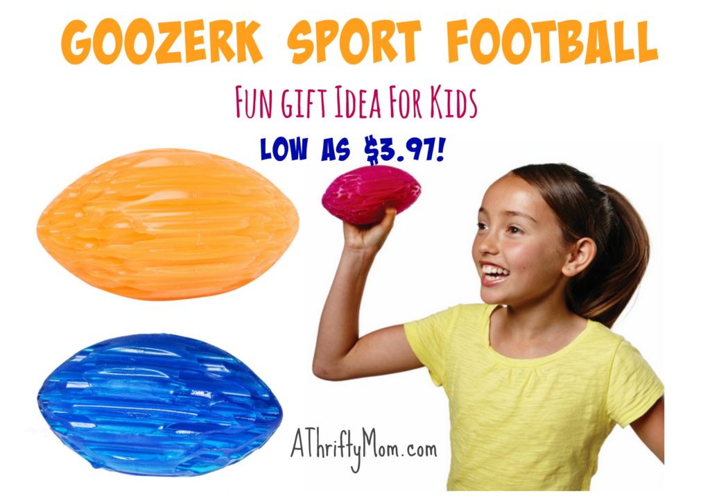 Goozerk Sport Football - Fun Gift Idea for Kids low as $3.97 #ChristmasGiftForKids