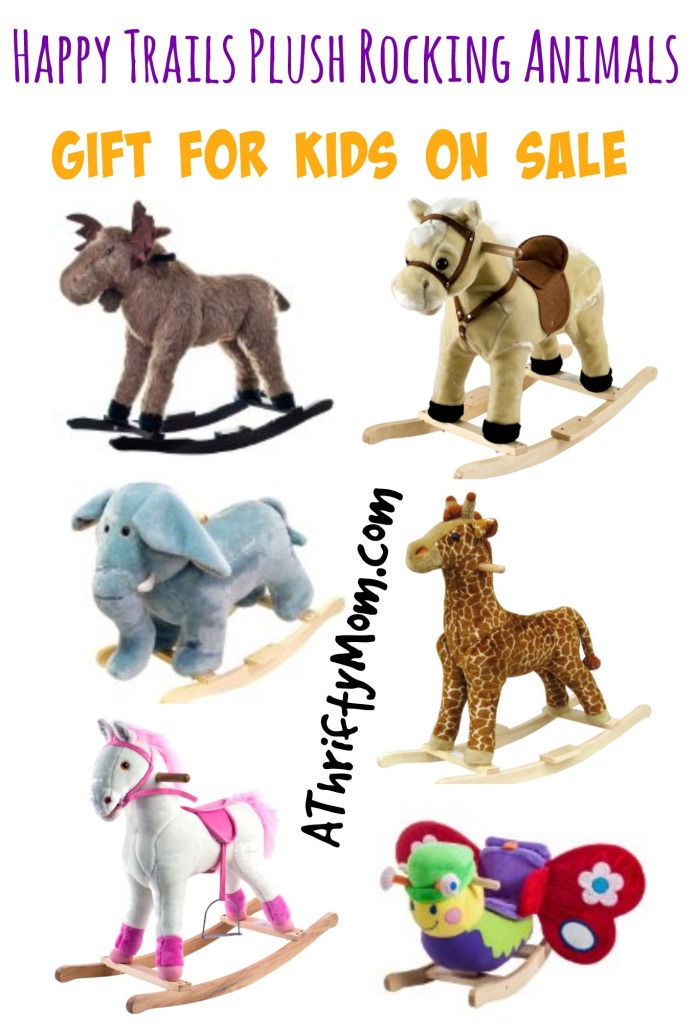 Happy Trails Plush Rocking Animals - Gift for Kids On Sale #ChristmasPresentsForKids
