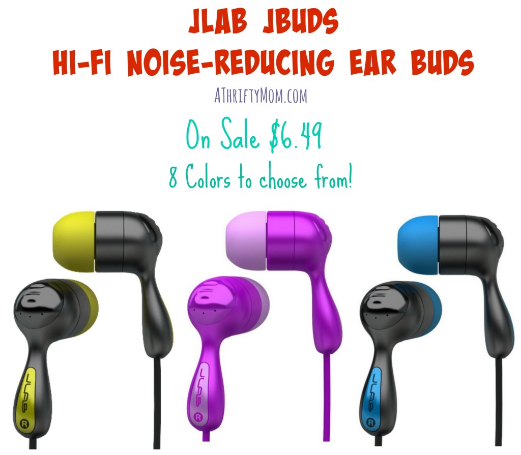 JLab JBuds Hi-Fi Noise-Reducing Ear Buds On Sale Only $6.49 #StockingStuffer #GiftIdeas