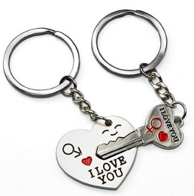 Key to My Heart Keychain Set #Valentine'sGiftIdea
