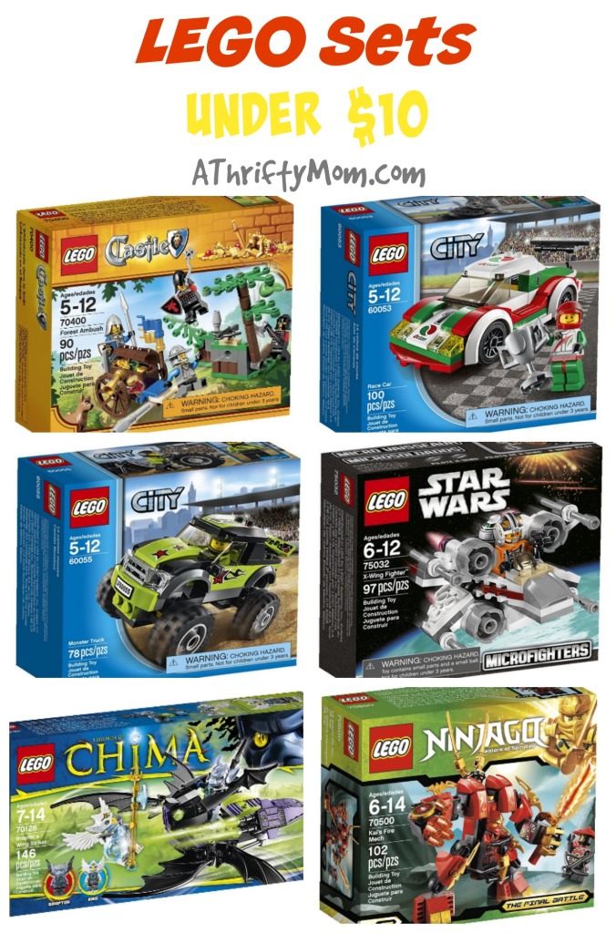 LEGO Sets On Sale Under $10 Each #GiftIdeaForKids #StockingStuffer #LEGOSale