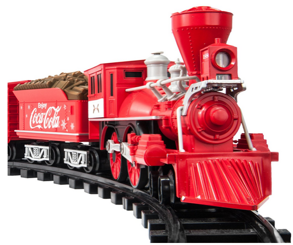 Lionel Trains Coca-Cola Holiday G-Gauge Train Set #GiftIdeaForKids #ChristmasTrain #Coca-ColaCollectors