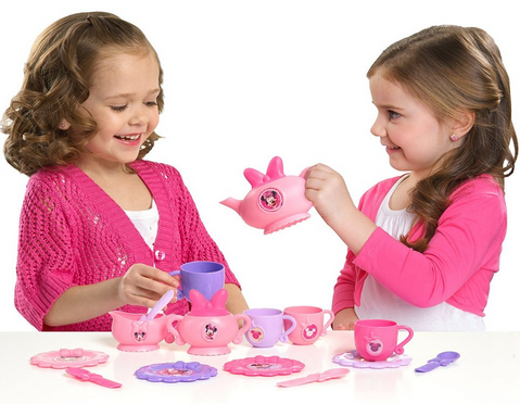 Minnie Mouse Tea Set with Dress On Sale #GiftIdeaForGirls