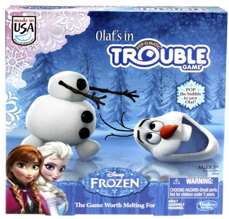 Olafs in trouble board game Frozen Board Game