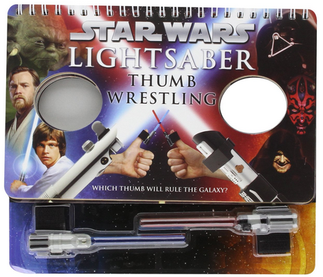 Star Wars Lightsaber Thumb Wrestling Activity Book #GiftForKids #StarWars