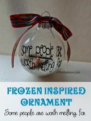 frozen inspired ornament, #frozen, #olaf, #movie, #snowman, #ornament, #thriftycraft, #frozenornament, #moviecraft,  #frozen