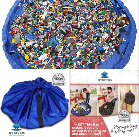 Lego Toy Mat and storage bag for EASY clean up ~ EZY Tidy Storage Bag – A  Thrifty Mom