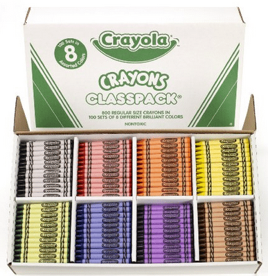 800 crayola crayons class pack bulk crayons