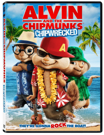 Alvin and the Chipmunks- Chipwrecked DVD Just $2.99