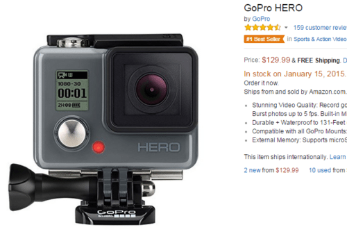 Best Price GoPro video camera