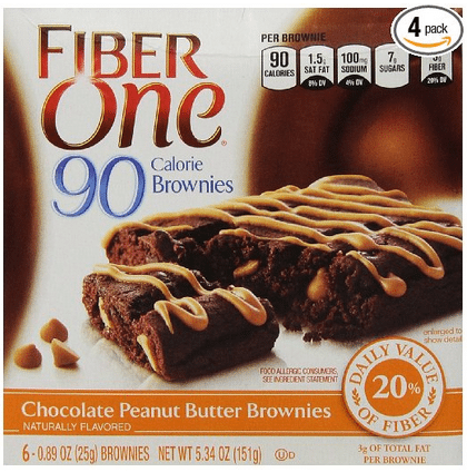 Fiber One 90 Calorie Brownies Chocolate Peanutbutter - Coupon Deal