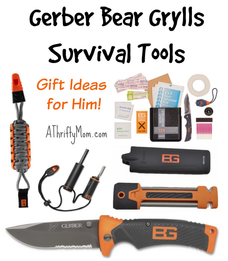 Gerber Bear Grylls Survival Tools - Gift Ideas For Him #Valentine'sDayGiftsForHim