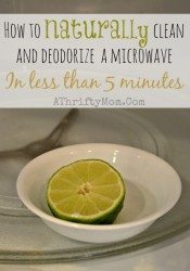 How to naturally clean and deodorize a microwave in less than 5 minute, simple cleaning tips, cleaning hacks, Natural Cleaning recipes