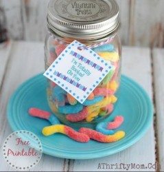 I am totally hooked on you, FREE PRINTABLE VALENTINES, Gummy Worm Valentine, Kids DIY, School Party idea