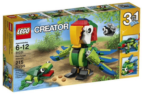 LEGO Creator Rainforest Animals 3-in-1 #GiftForKids