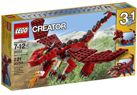 LEGO Creator Red Creatures 3-in-1 #GiftForKids