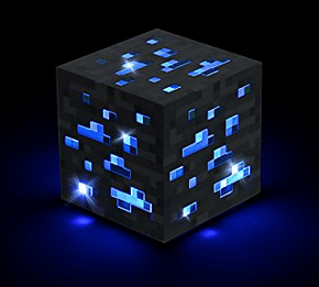 Minecraft Light Up Diamond Ore Night Light Nitelight
