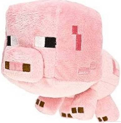 Minecraft Pink Pig Plush Toy