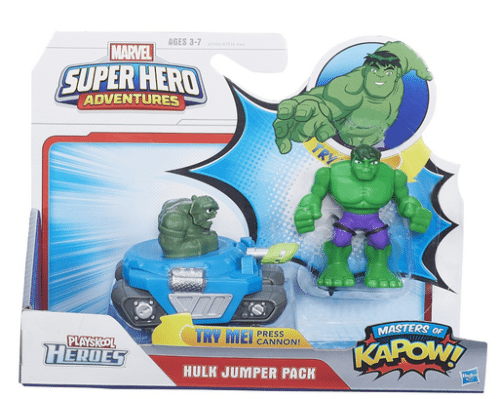 Playskool Heroes Super Hero Adventures Mini Masters Hulk Jumper Pack - ONLY $1.83!!! Don't Miss This Deal!