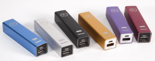 Portable USB Charger Colors