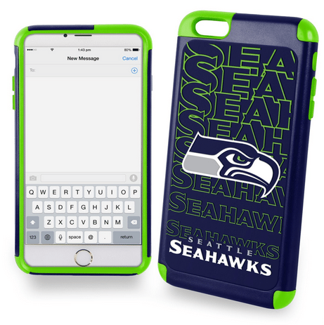 Seattle Seahawks - 2 piece iPhone 6 Plus Phone Case #SuperBowl