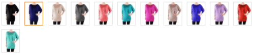 Women's Half Sleeve Rayon Spandex Yoga Basic Tunic Top with Shirring Colors