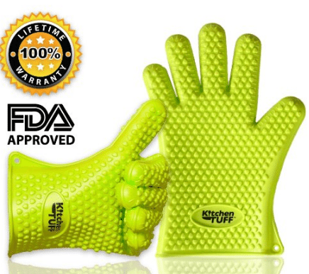 gren silicone grilling gloves