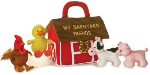 Barn Yard Friends and Carrier - Animals make sounds too ~ Fun gift for toddlers and babies!