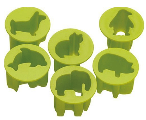 Chuboos Vegetable Cutters - Fun Animal Shapes ~ Makes lunch and snacks so much fun!