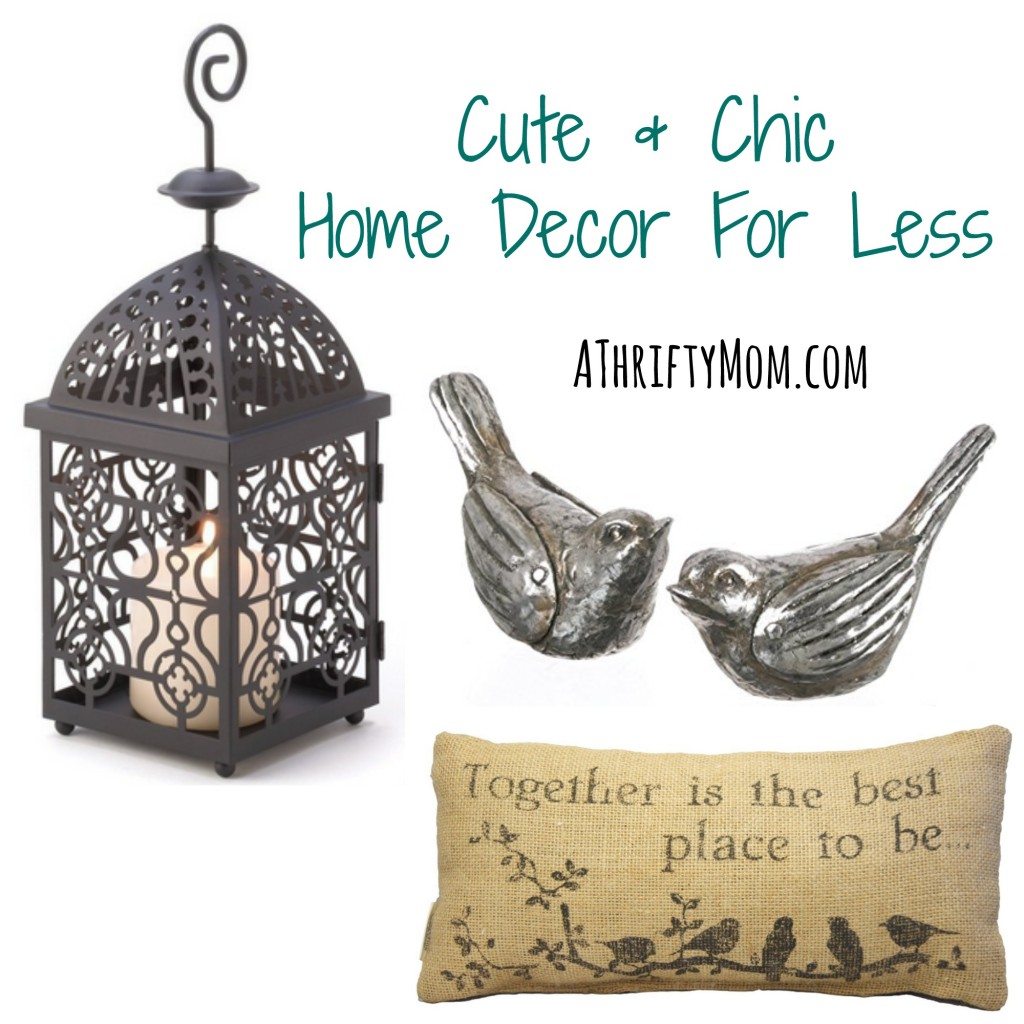 Cute & Chic Home Decor For Less - So Cute, Love These