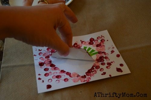 Easy DIY Card ideas, Polk-a-dot heart Card, perfect for Valentines Day, Mothers day ideas, Kids Craft Ideas, Handmade Cards