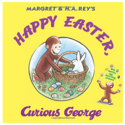 Happy Easter Curious George - Easter Books for Kids - AThriftyMom