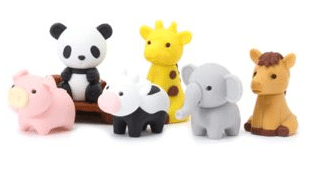 Japanese Puzzle Take Apart Erasers Zoo Animals ~ Easter Basket Stuffer #FunForKids