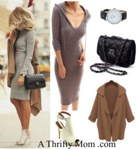 Knitted Sweater Dress Style Board