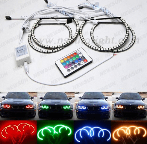 LED color changing headlights