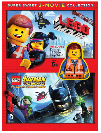 LEGO Super Sweet 2-Movie Collection - with Emmet LEDlite keychain #LEGO #GiftForKids